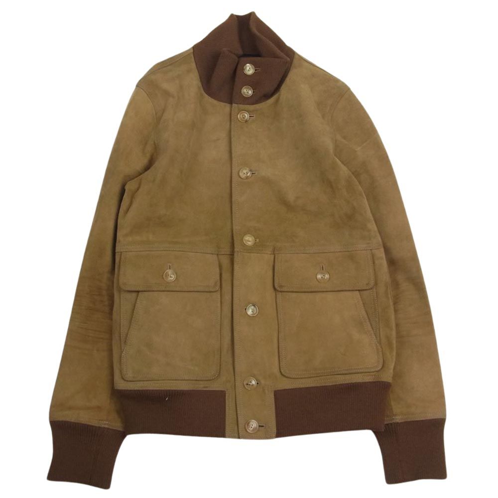 ACANTHUS Valstarスエードジャケットブラウン