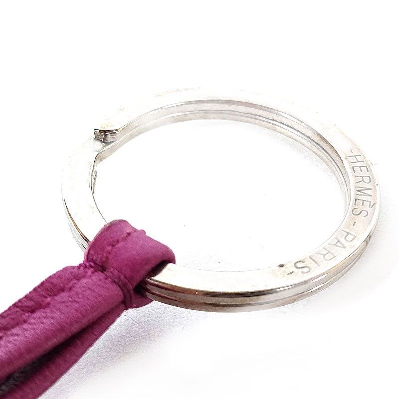 HERMES カルメン Carmen キーリング ローズパープル ランクAB HERMES カルメン Carmen キーリング ローズパープル ランクAB