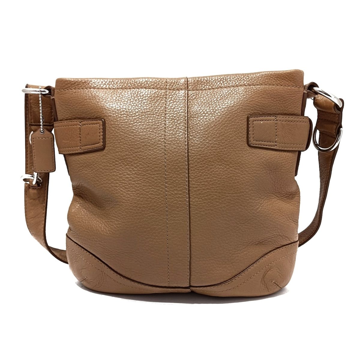 COACH ベージュ レザー ショルダーバッグ COACH(コーチ) ショルダーバッグ - F16514 ベージュ レザー