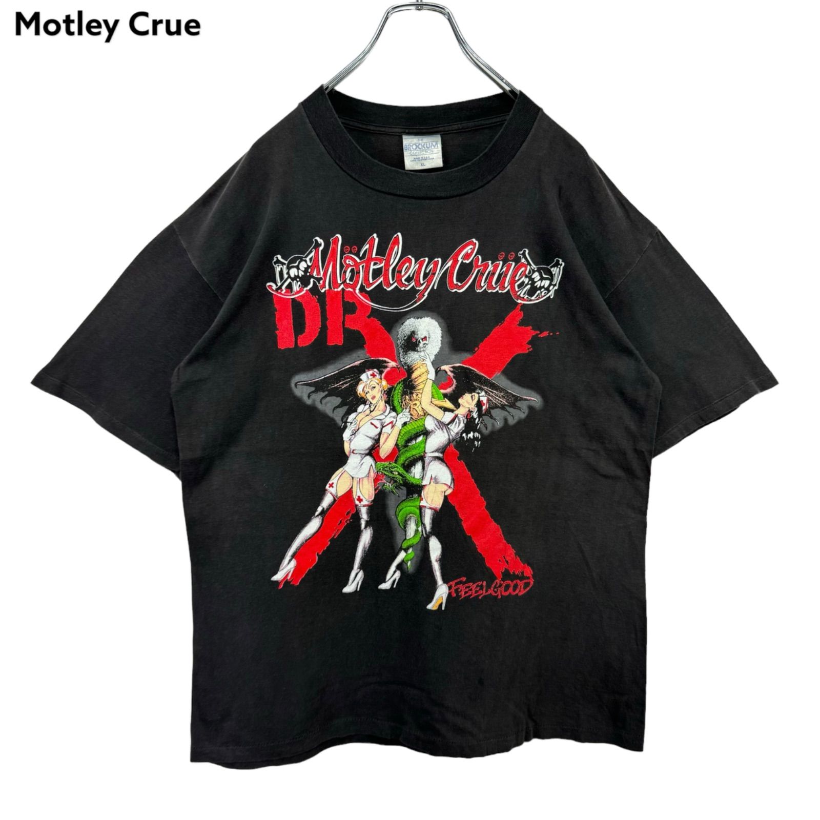 XL 89～90s USA製 Motley Crue モトリークルー DR.FEELGOOD US TOUR T ...