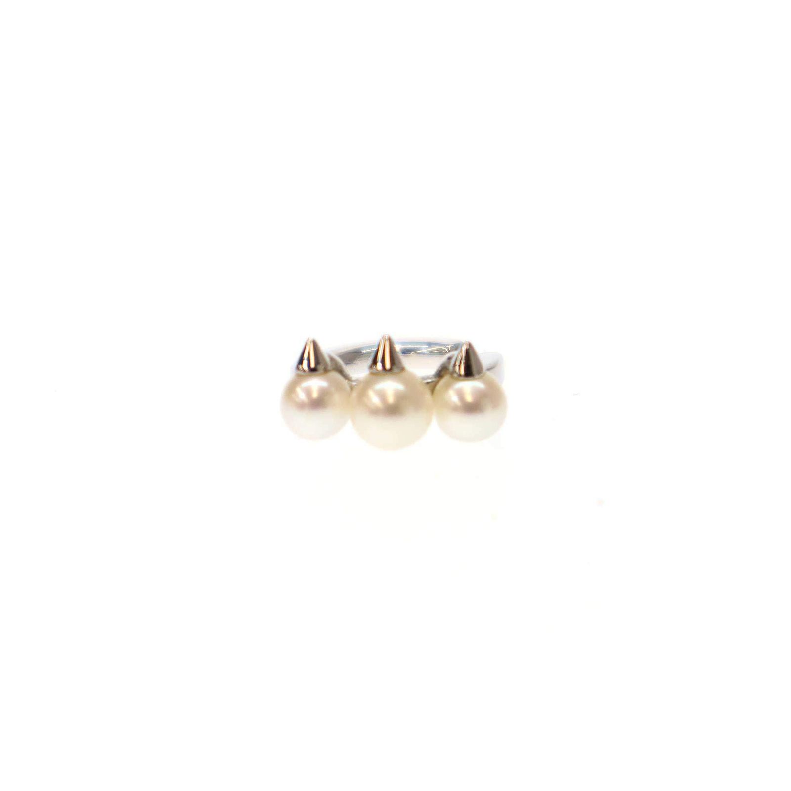 TASAKI タサキ スタッズ イヤーカフ 925×パール シルバー（TASAKI 