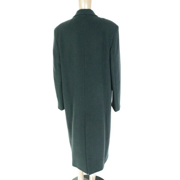 80%OFF アリジ ALYSI コート 42 ECO147 Lサイズ グレーグリーン レディース ロングコート ロングアウター ウールコート イタリア製