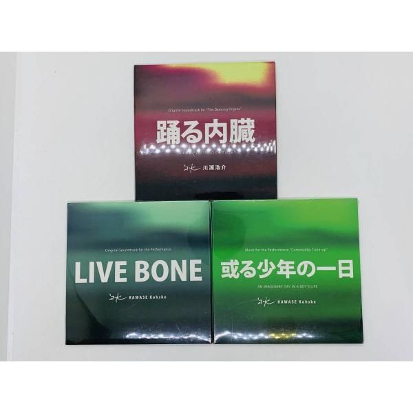 3CD 川瀬浩介 踊る内臓 LIVE BONE 或る少年の一日 / KAWASE Kohske 