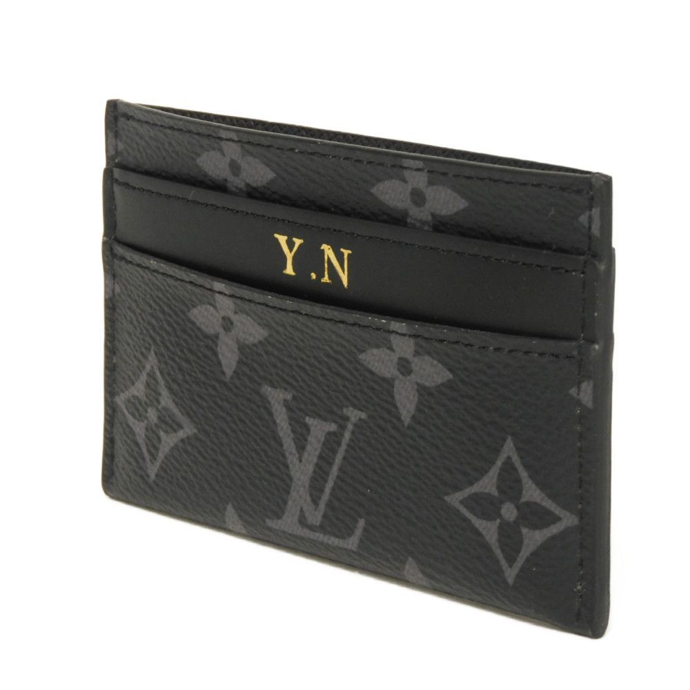 LOUIS VUITTON ルイ・ヴィトン ポルト カルト ダブル LVロゴ