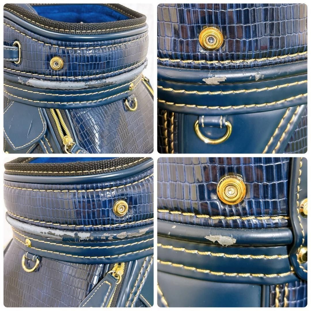 HONMA BERES ホンマ ベレス 高級 キャディバッグ クロコ調 合皮