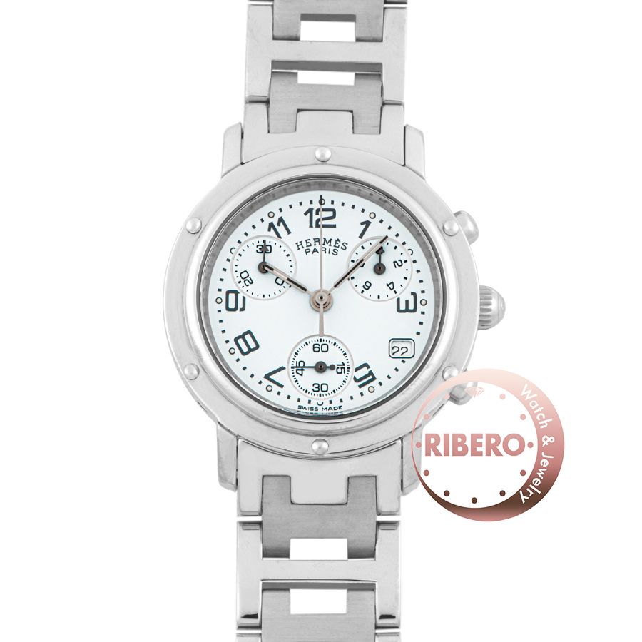HERMES エルメス クリッパークロノグラフ CL1.310
