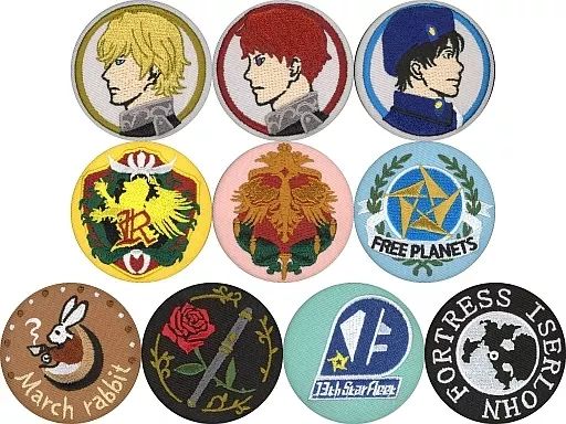 中古】バッジ・ピンズ 全10種セット 「銀河英雄伝説 Die Neue These