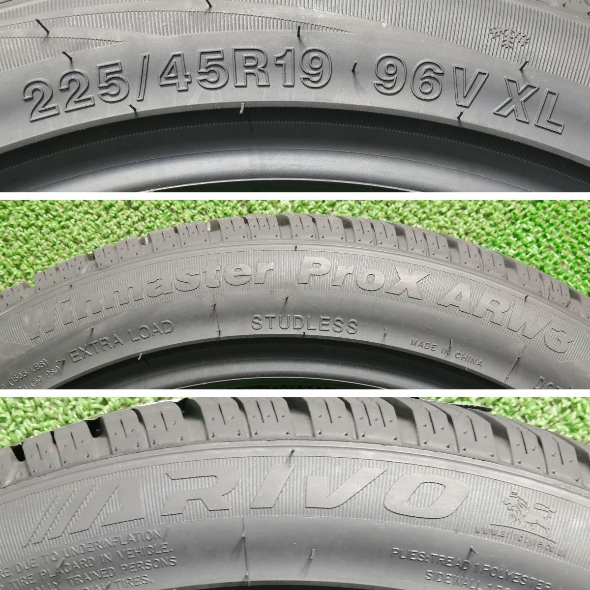 225/45R19 96V XL ARIVO WINMASTER PROX ARW3 新品 スタッドレスタイヤ 2本セット 2024年製 送料無料 225/45/19