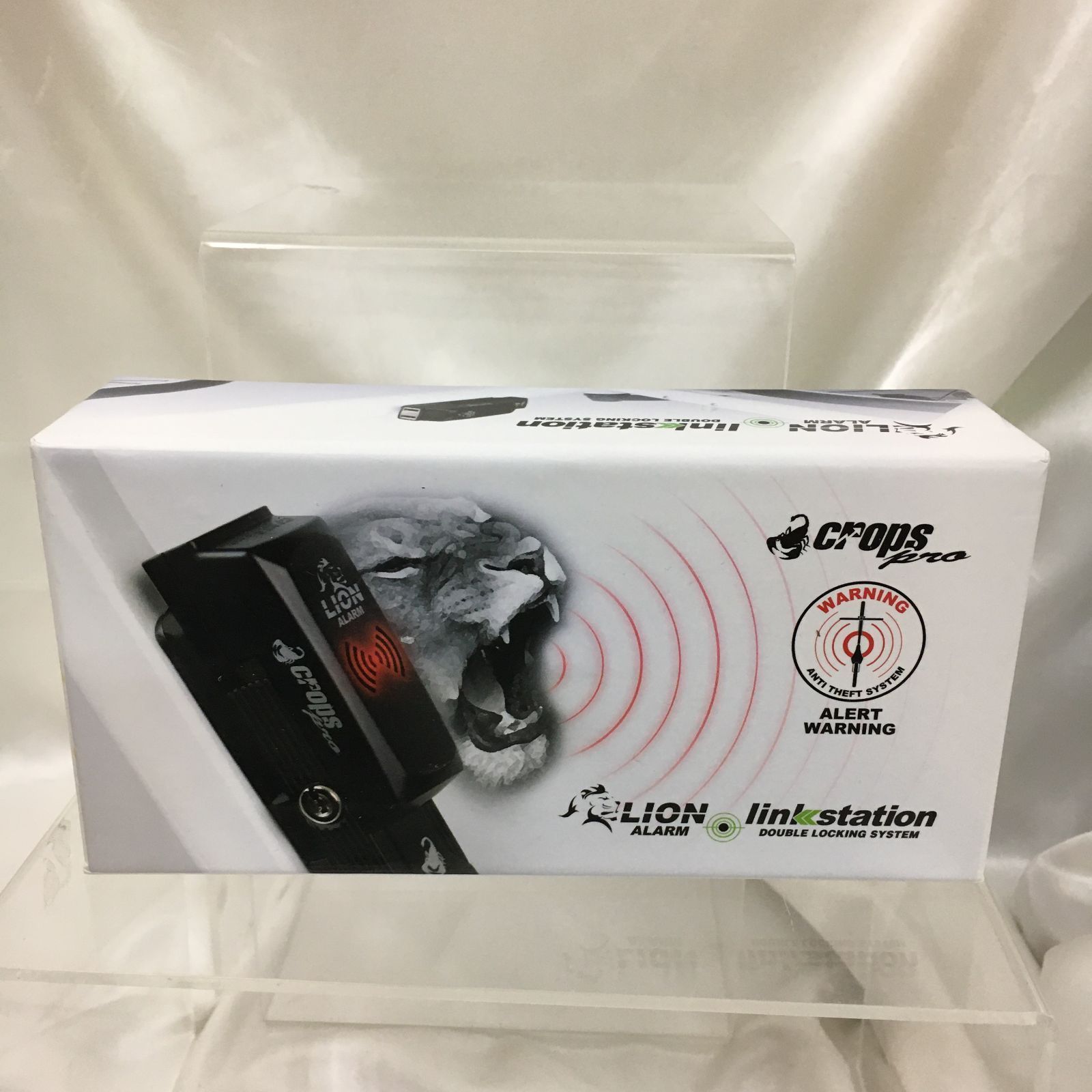 【三沢店58-0-0827】* クロップス Crops Linkstation + Lion(alarm unit) アラーム+リンクステーション 自転車 盗難防止アイテム 防犯 4,380円