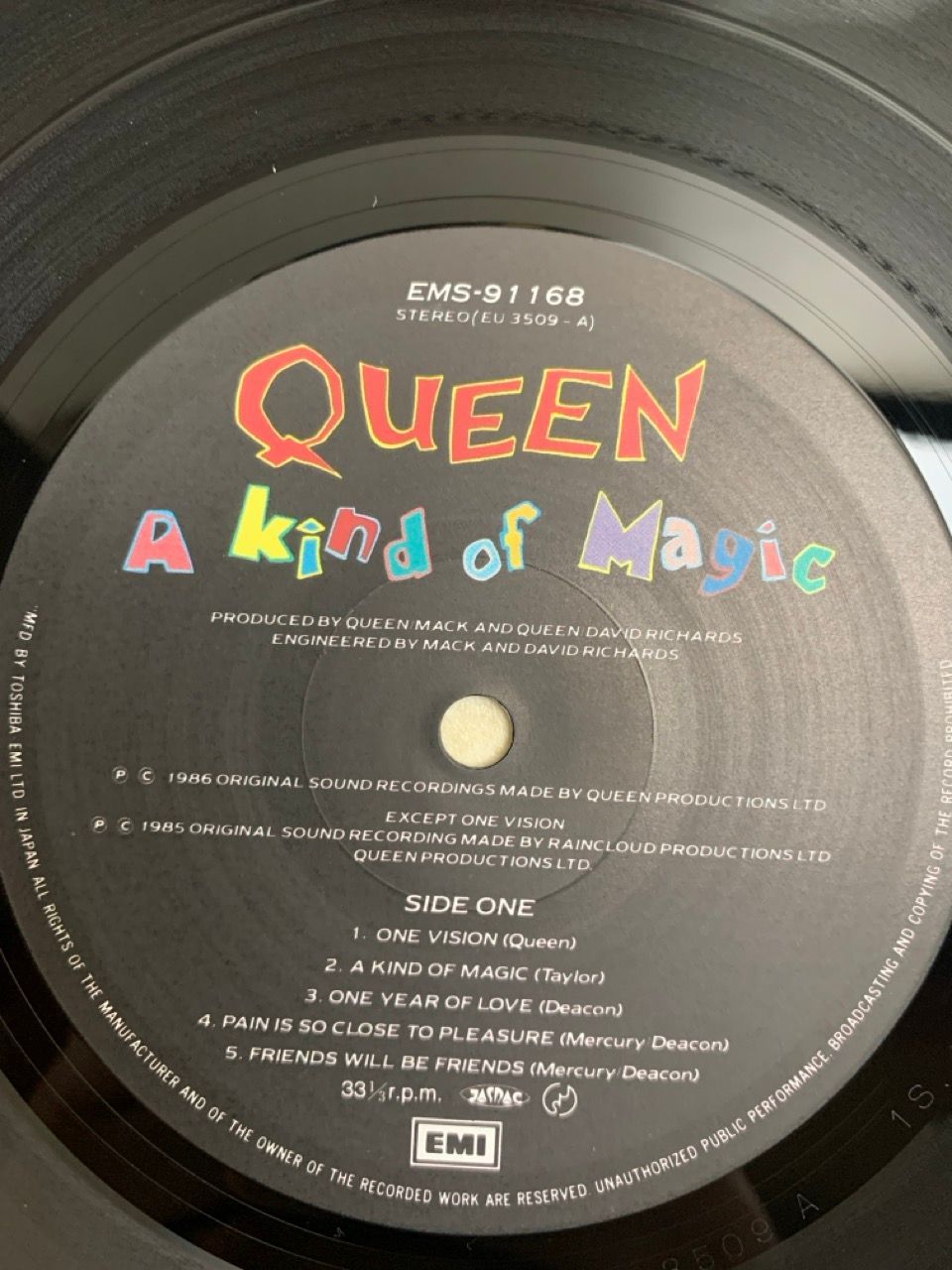 【LP/帯付】クイーン / カインド•オブ•マジック　EMS-91168 QUEEN A Kind of Magic Japan ( EMS-91168 ) ***Only OBI*** | eBay