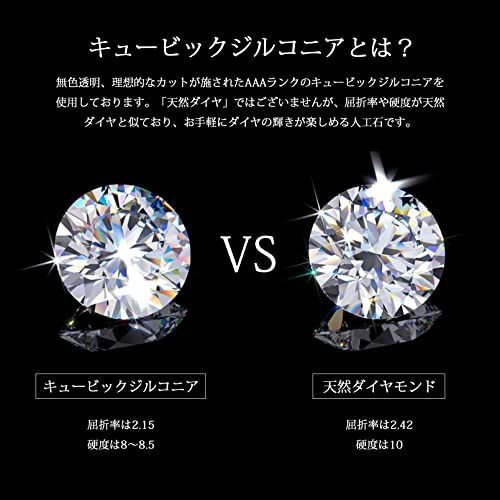 大特価】ラウンド ChicSilver ジルコニア ピアス レディース シルバー