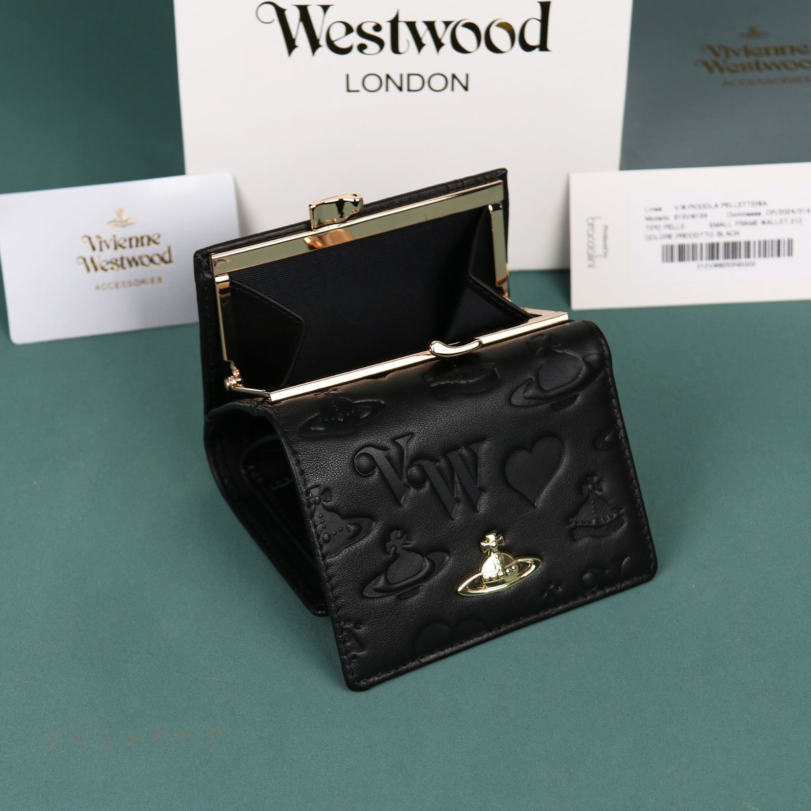 Vivienne Westwood がま口財布 ミニ財布 913VW154 黒 Vivienne Westwood がま口財布 ミニ財布 913VW154 黒 - メルカリ