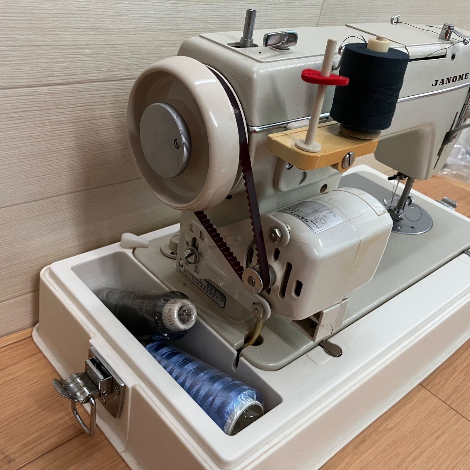 JANOME HAPPY M-009 ジャノメ ミシン 通電確認済 MOTOR レトロミシン