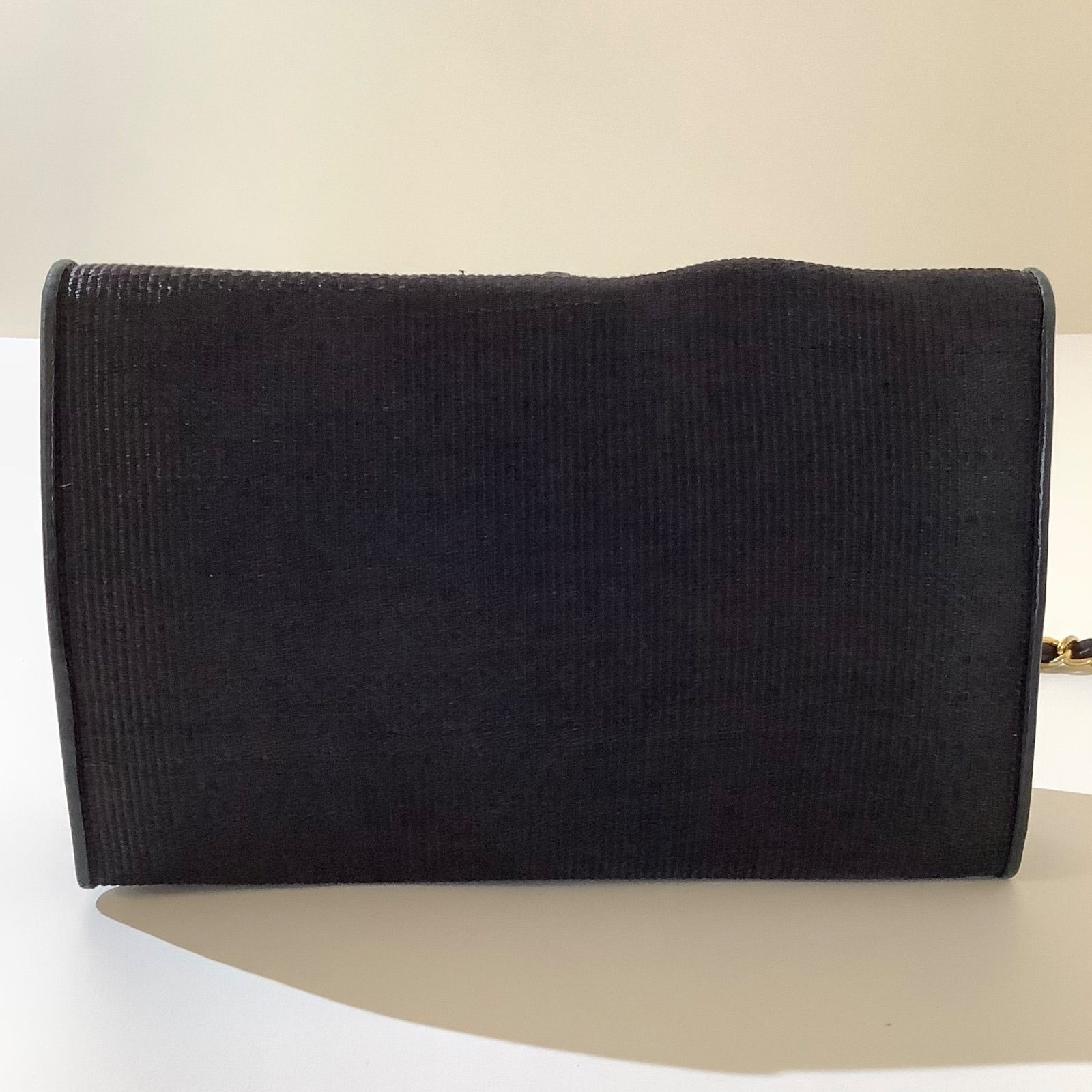CHANEL シャネル クラッチバッグ ブラック タッセル フリンジ