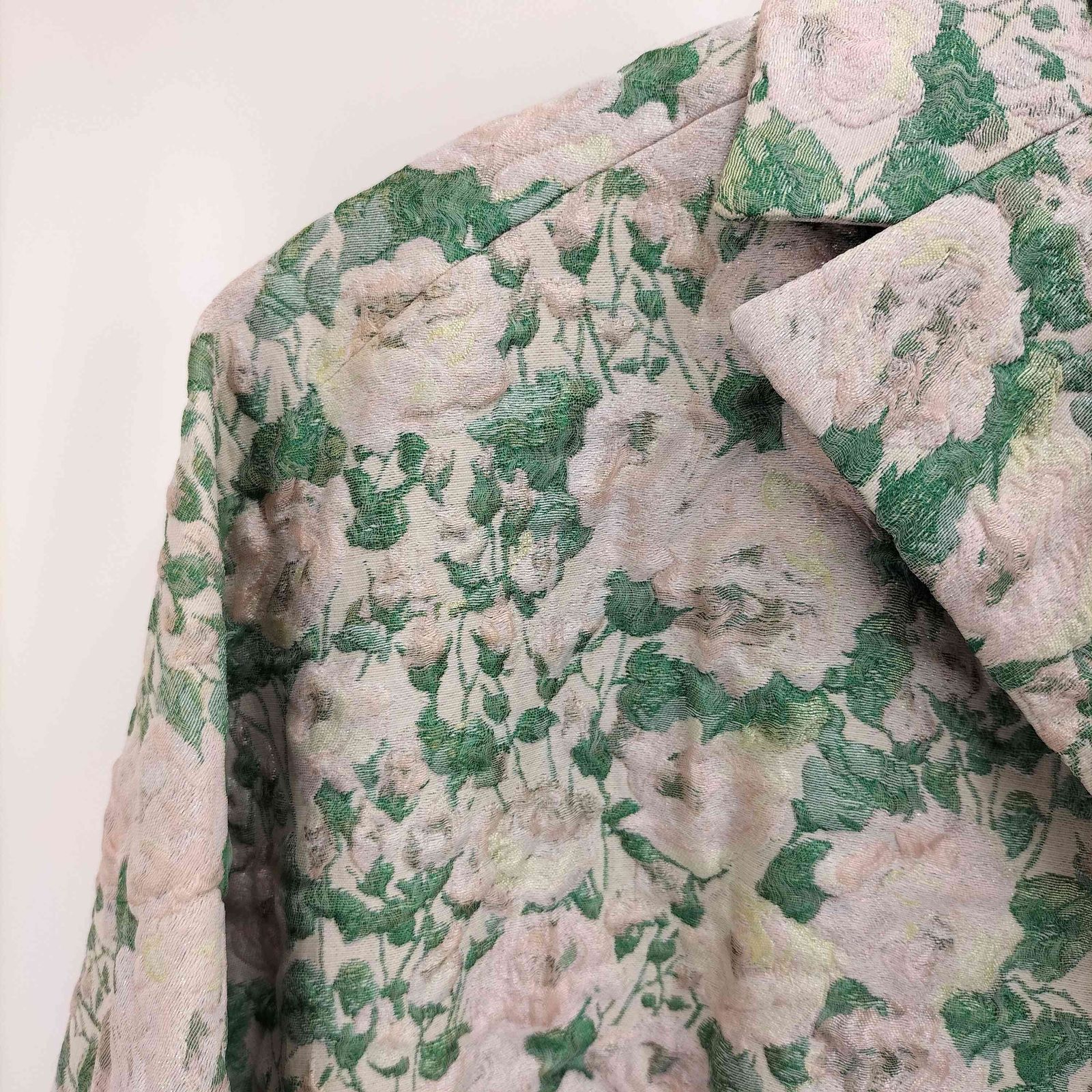 ルールロジェット leur logette ジャガー花柄シルク混コート 