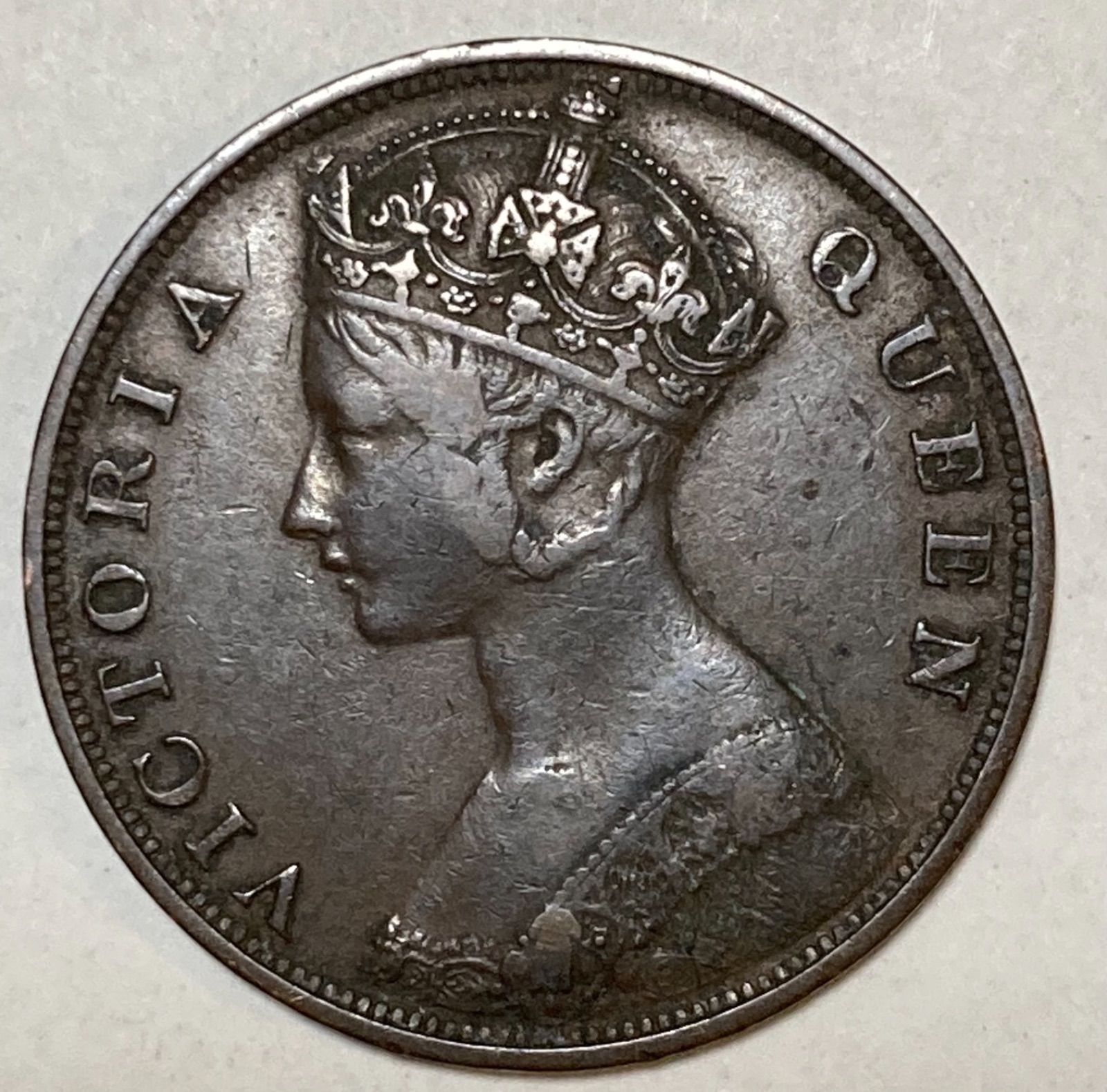 ビィクトリア女王：香港一仙銅貨 1901年 MS62 高鑑定！ - メルカリ