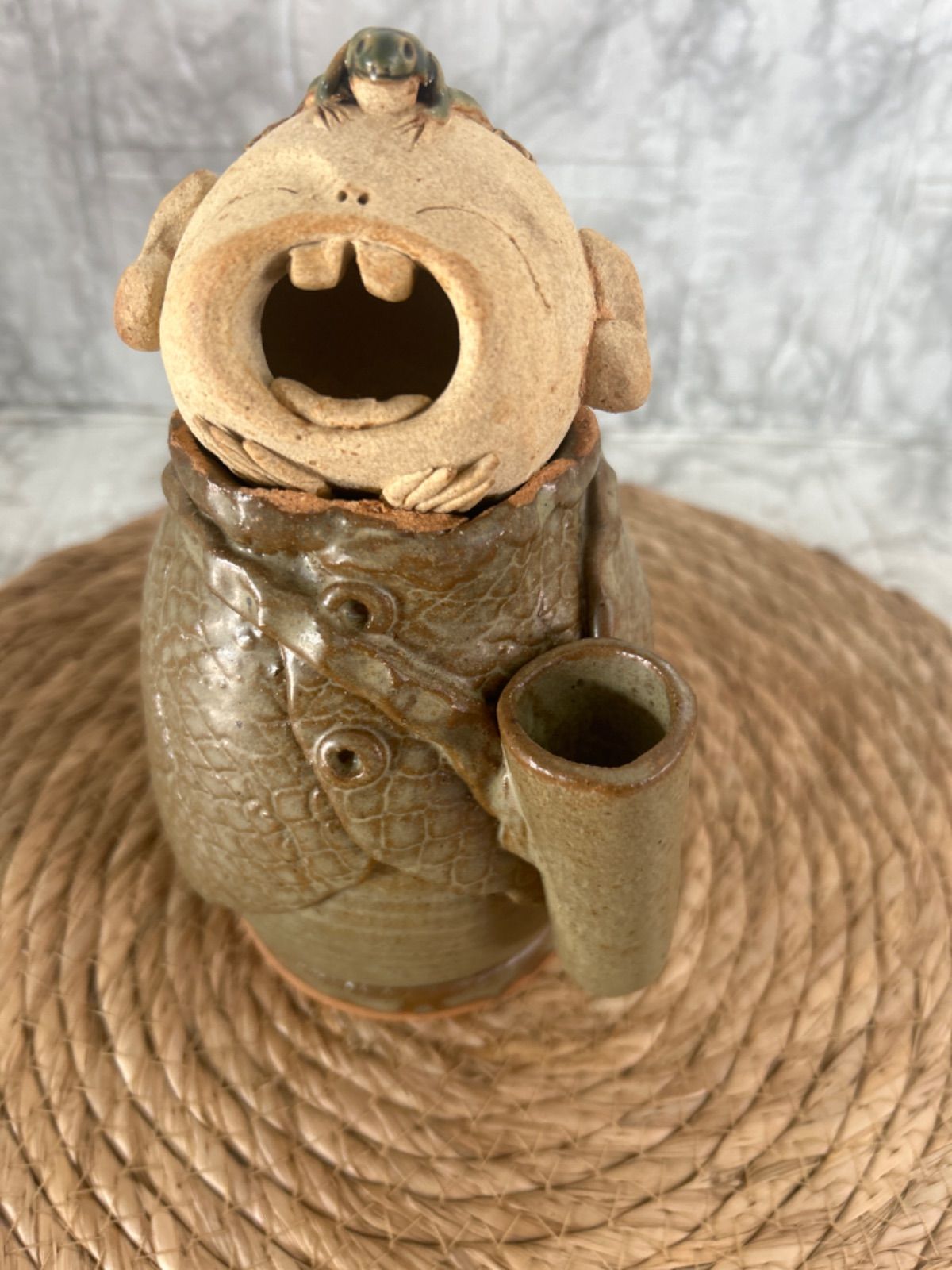 お地蔵さん　置物　飾り物　インテリア　陶器　オブジェ