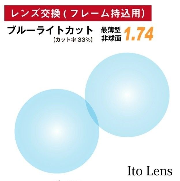 プレゼント サプライズ No.092【レンズ交換】単焦点1.74非球面ブルー