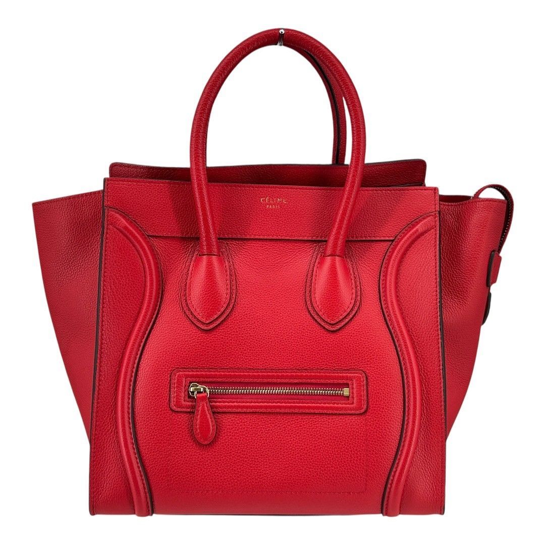 CELINE レッド ハンドバッグ CELINE(セリーヌ) 2WAYバッグ F-AT-0154 F-CU-0164 レッド