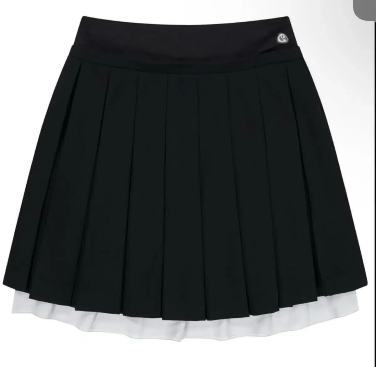 こいせいお ダブル 無駄になった プリーツ スカート 黒 0