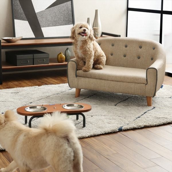 ペット用ベッド ソファ 犬用 猫用 RILI リリ BE ベージュ 代引不可