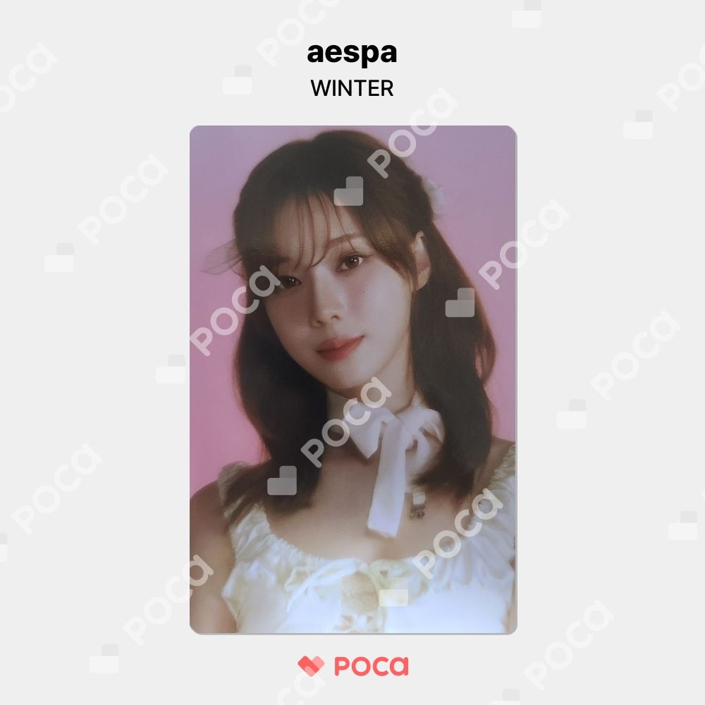 aespa 広州　ポップアップ POTD パーカー トレカ セット　ウィンター Winter aespa Whiplash Popup Hoodie Photocard PC Tradingcard