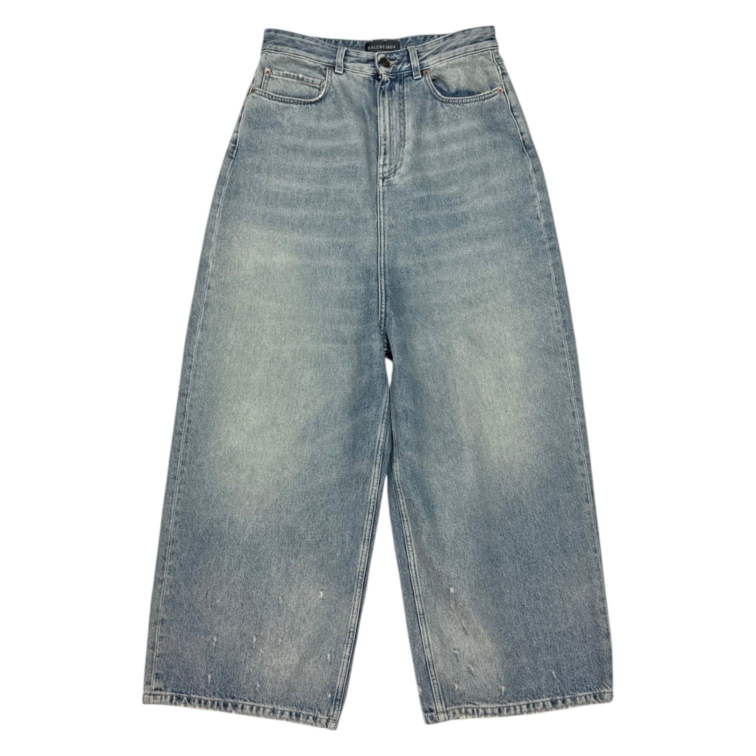 デニム・ジーパン BALENCIAGA Low waist jeans Blue Low Crotch Jeans by Balenciaga on Sale
