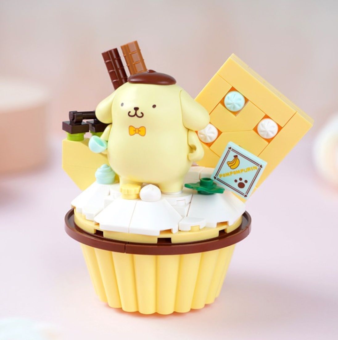 サンリオ keeppley ブロック レゴ ポムポムプリン カップケーキ