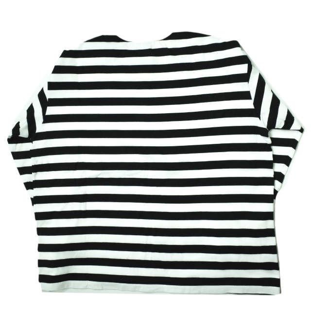 Graphpaper グラフペーパー 日本製 ORIGINAL BORDER L/S TEE オリジナルボーダーロングスリーブTシャツ GM181-70060B 2 WHITE/BLACK 長袖 トップス【Graphpaper】