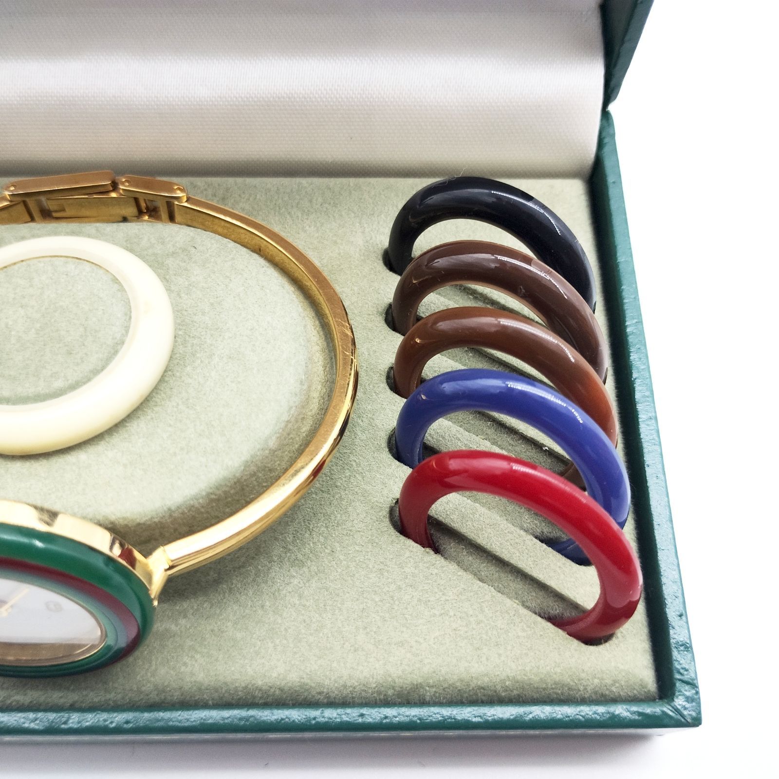 極美品 GUCCI チェンジベゼル 11/12 箱付き 内箱 外箱 ギャラン
