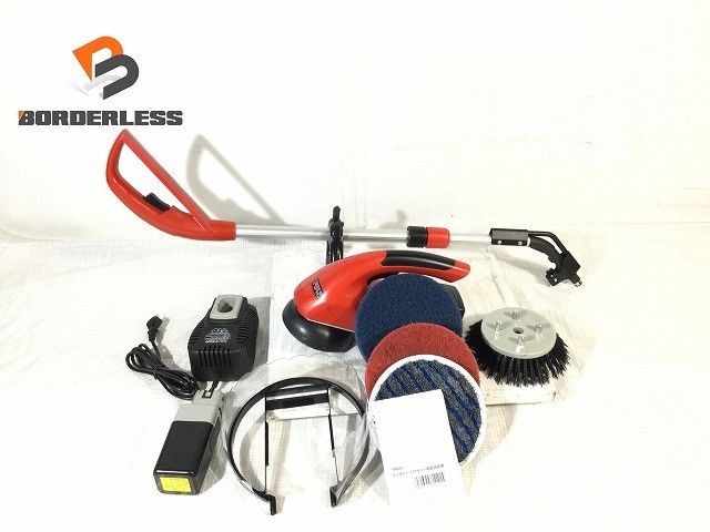 大一産業 FPS 9.6V 小型コードレスポリッシャー ランチャープロ バッテリ2個 3.0Ah 充電器 他付属品 充電式 清掃機器117404