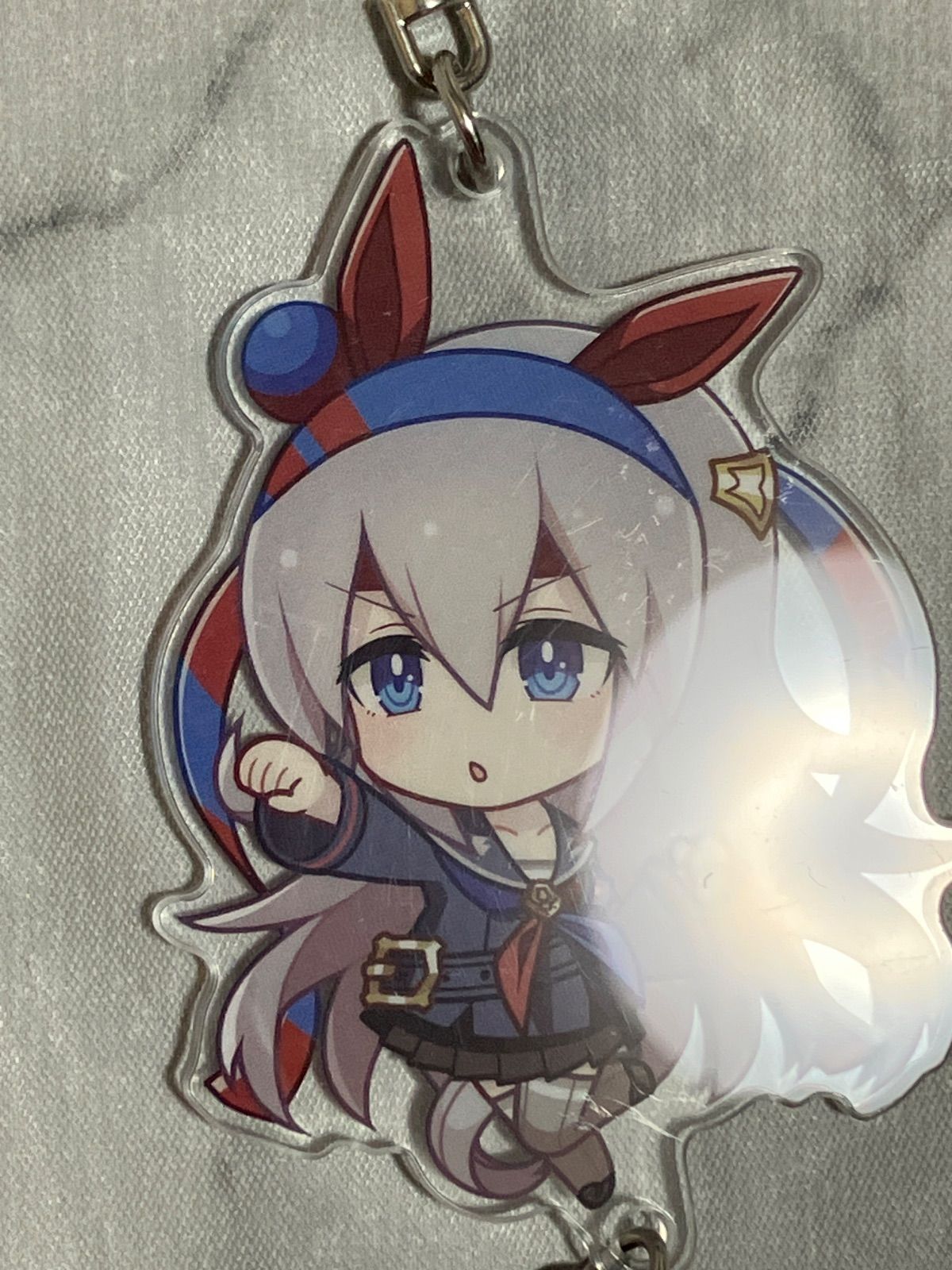 ウマ娘 ラバー蹄鉄付きアクリルキーホルダー タマモクロス
