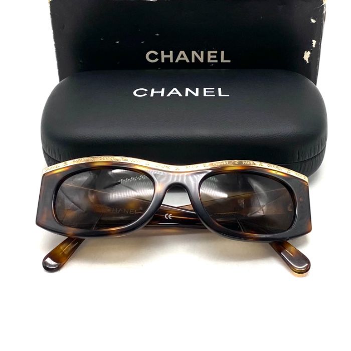 CHANEL シャネル ココマーク べっ甲調 プラ サングラス eH0995N
