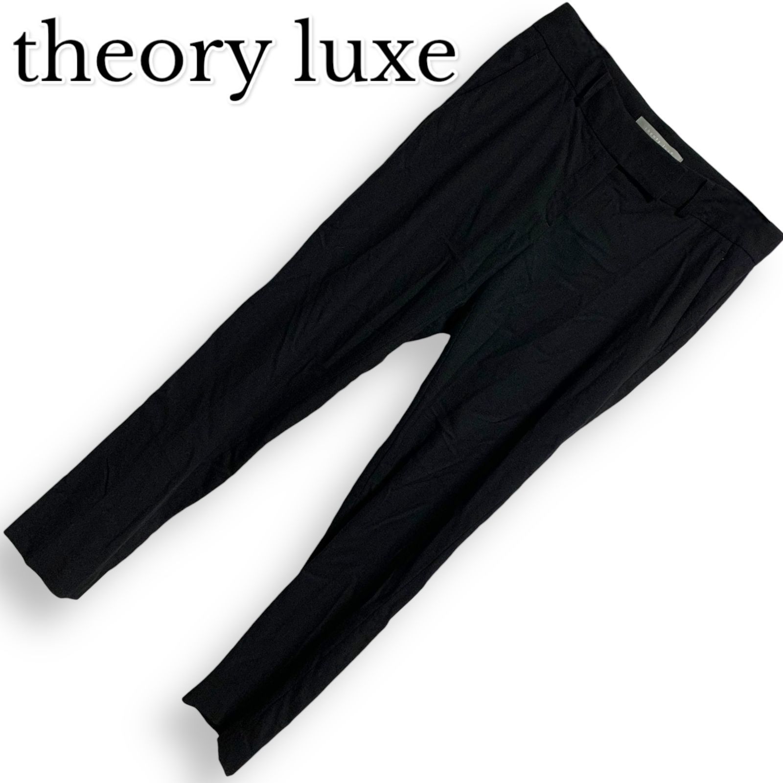 theory luxe セオリーリュクス ロングパンツ スキニーパンツ ブラック レディース ３８サイズ No.03-3306419