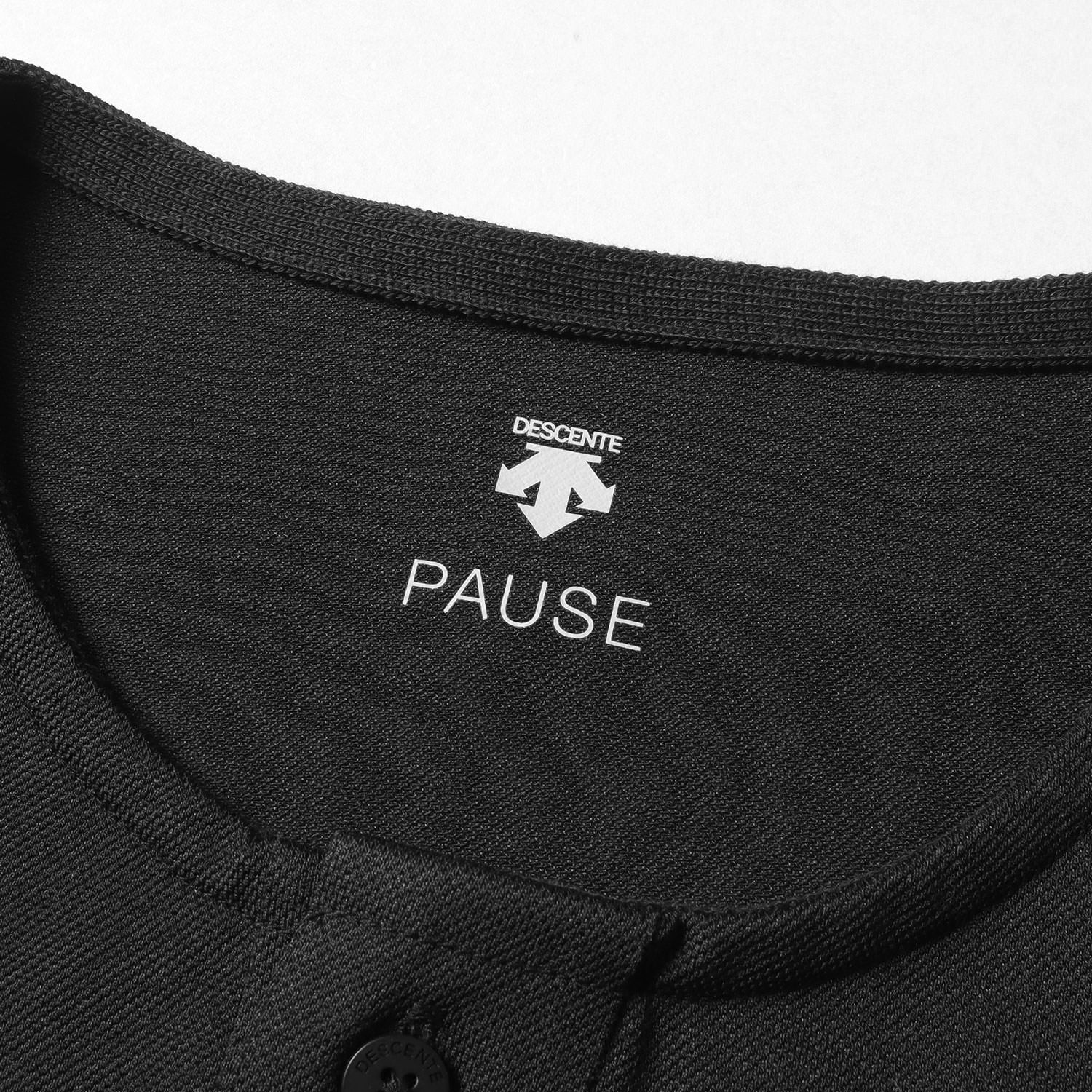 美品 DESCENTE デサント Tシャツ サイズ:O 鹿の子 ヘンリーネック Tシャツ 速乾 PAUSE ブラック 黒 日本製 トップス カットソー  半袖 スポーティー ブランド カジュアル - メルカリ