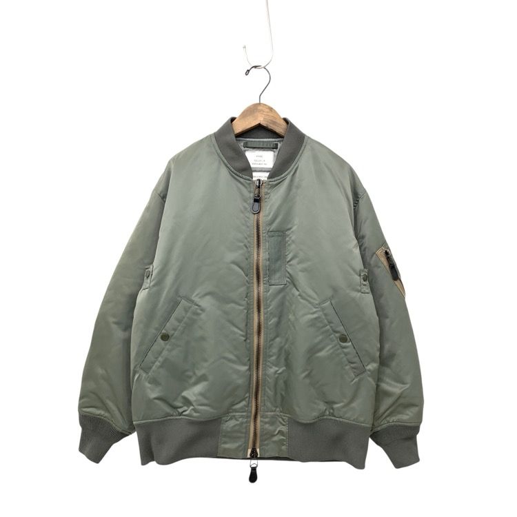 2024AW HYKE ハイク TYPE MA-1 JACKET ミリタリーブルゾン オリーブ