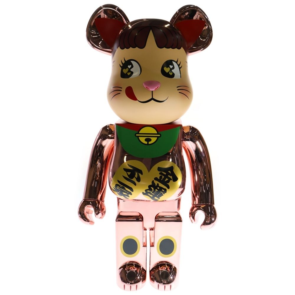 BE＠RBRICK ペコちゃん 金運ダブル小判 桃金1000％ ベアブリック
