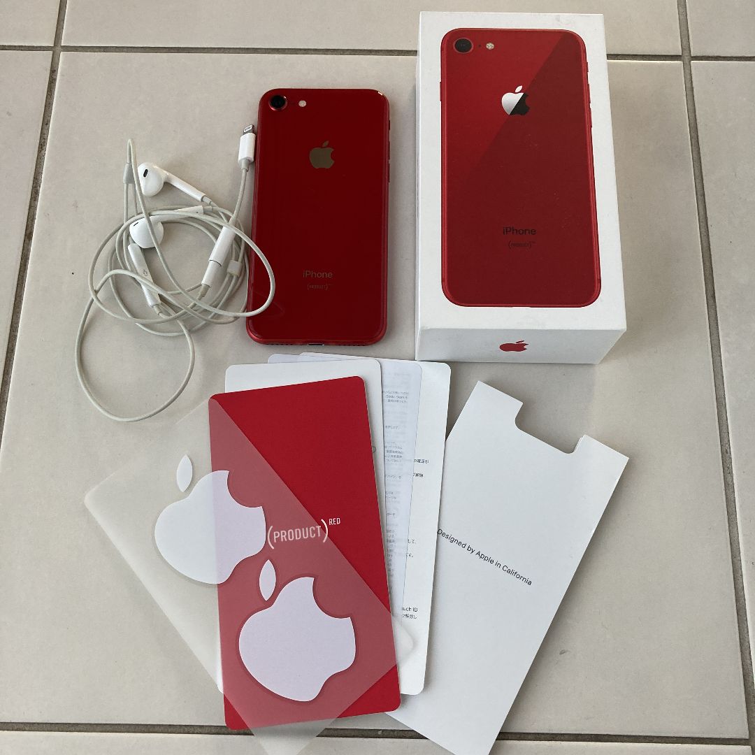 iPhone8 64GB レッド simフリー