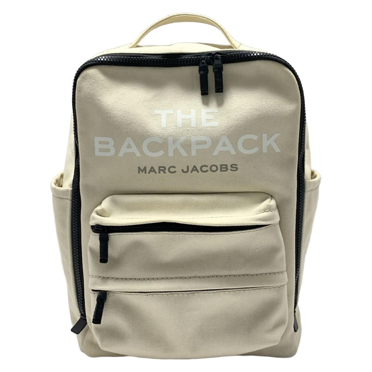 MARC JACOBS マークジェイコブス リュックサック ザ パックパック アイボリー×黒 THE MARC JACOBS