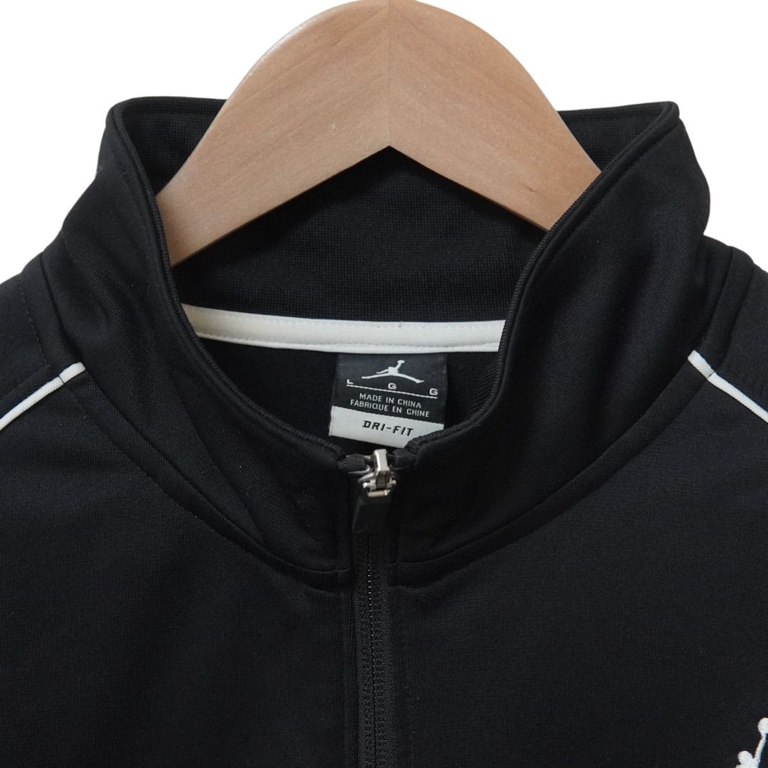 ナイキ エアジョーダン トラックジャケット L ブラック 00s DRY-FIT