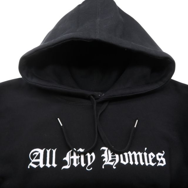 ALL MY HOMIES EMBROIDERY HOODIE BLACK サイズXL オールマイ