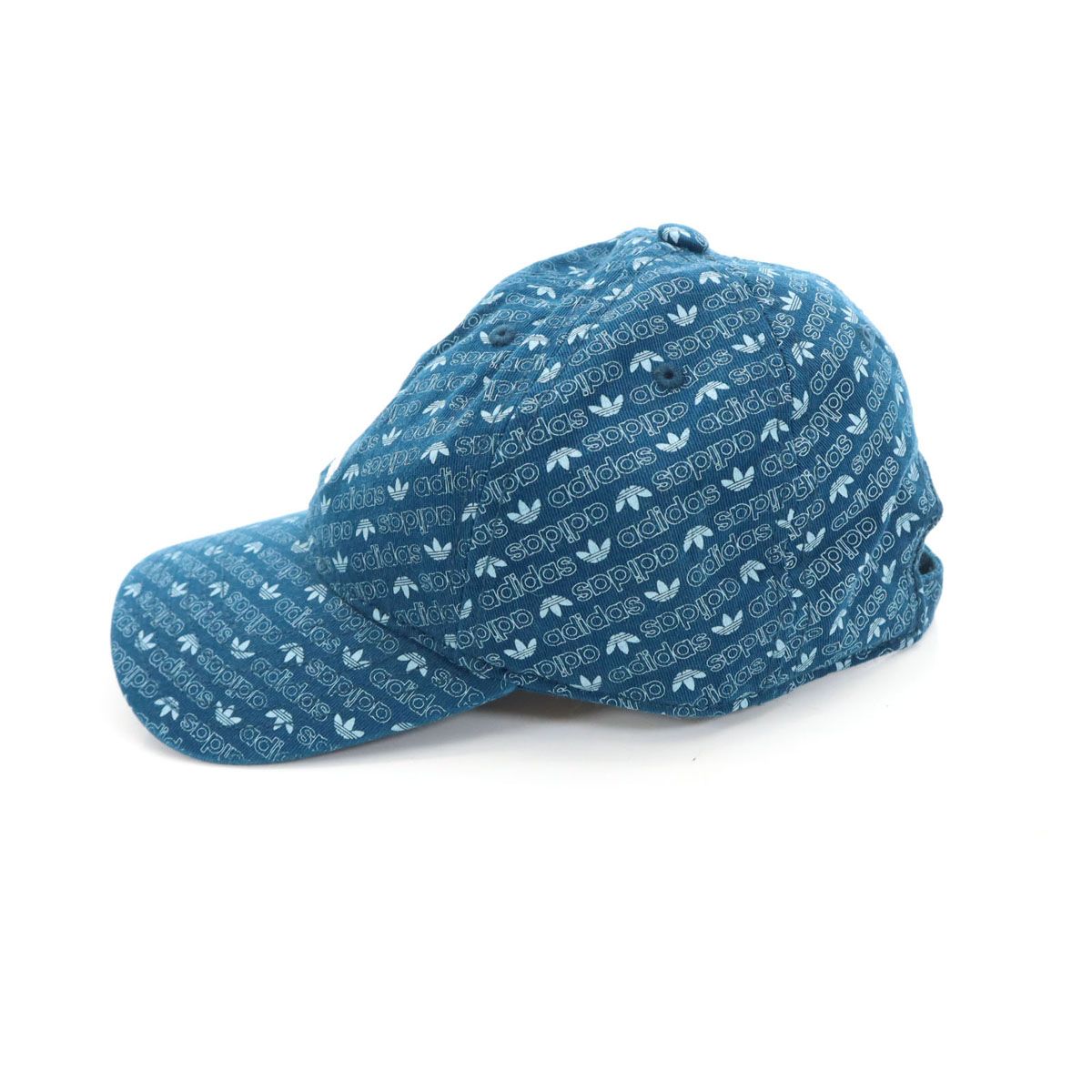 レア【新品】アディダス キャップ USA レディース 総柄 トレフォイル ロゴ 未使用 adidas アディダス トレフォイルロゴ 総柄 キャップ OSFW