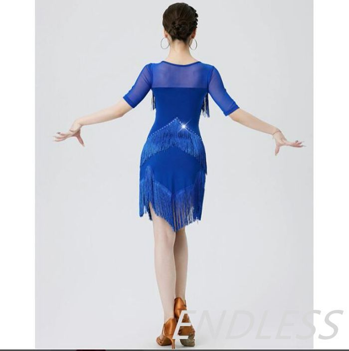 207 三角形裾 レッスン着 練習着 モダンダンス 社交ダンス セクシー