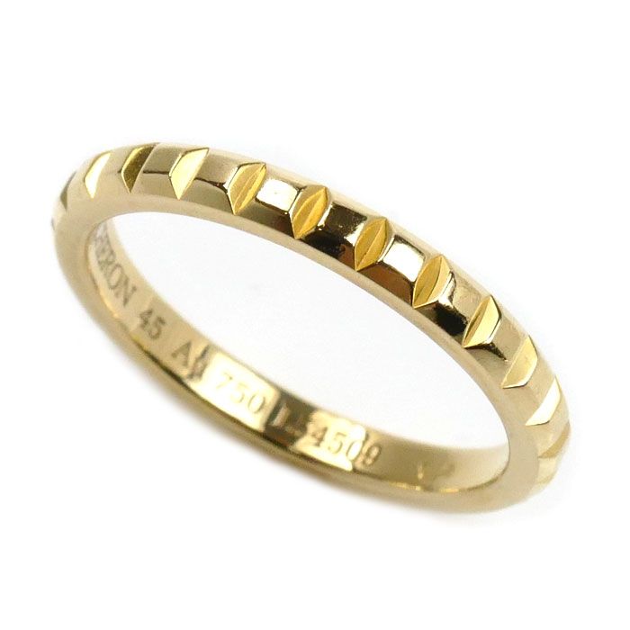 Boucheron ブシュロン K18YG イエローゴールド クルドパリ スモール リング 指輪 JAL0116545 5号 45 2g レディース