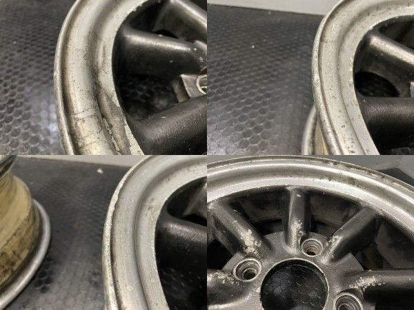 旧車ホイール ワタナベ タイプB 社外ホイール 14インチ 2本 6.5  