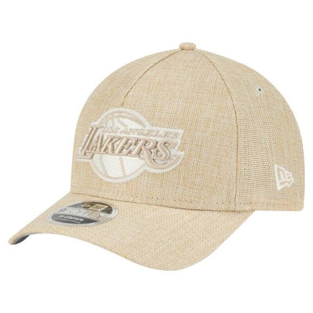 【送料無料】 ニューエラ メンズ 帽子 アクセサリー Men'sNew Era Tan Los Angeles Lakers Injection Woven A-Frame 9FORTY Adjustable Hat Lak Multi