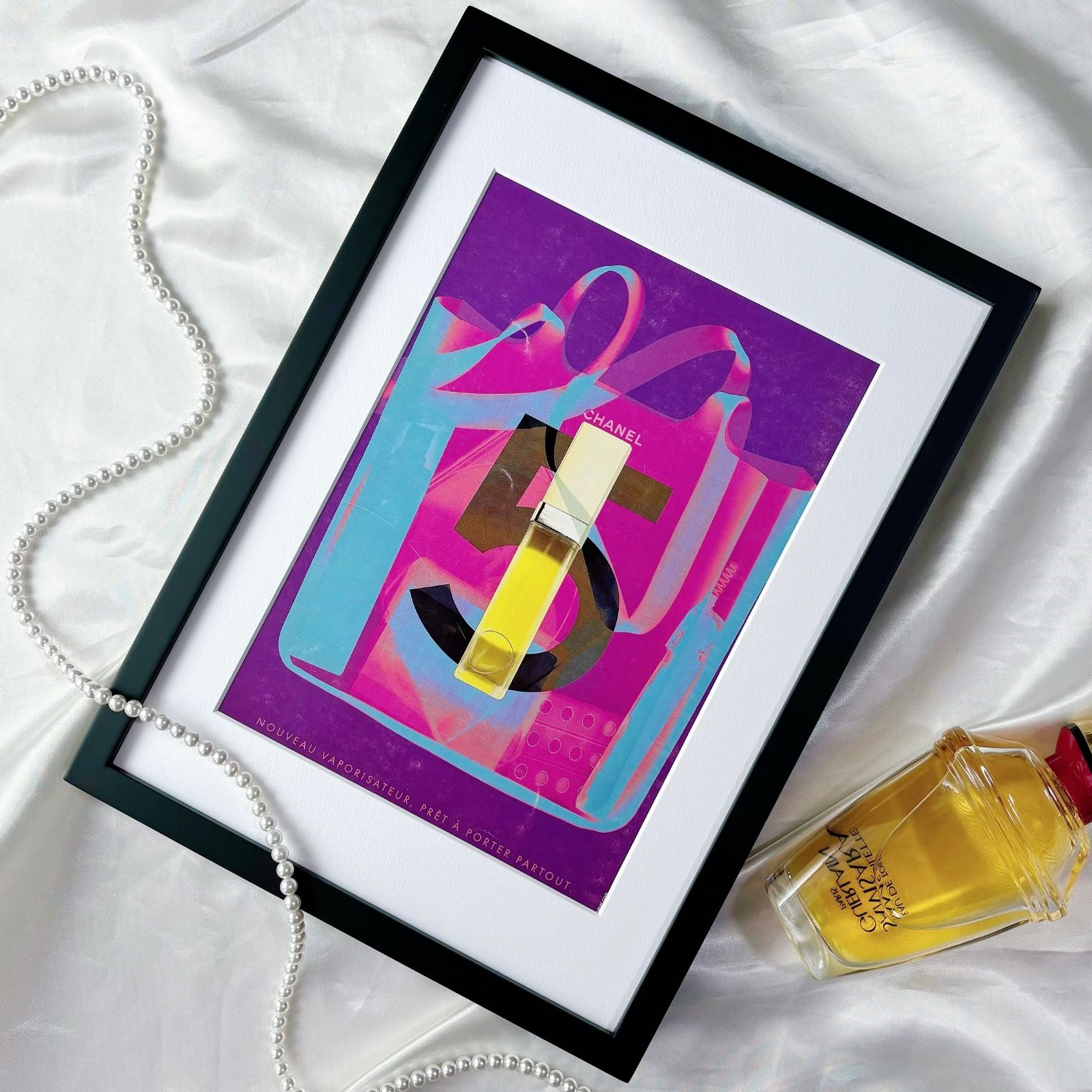 A4 額付き ポスター 香水 おしゃれ アート A4 額付き ポスター 香水 おしゃれ アート