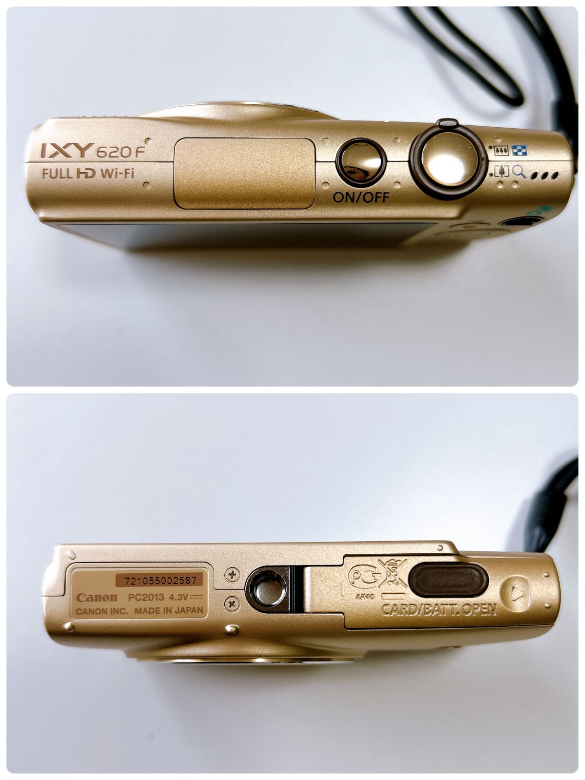 キャノン IXY 620F ゴールド デジカメ 動作確認済み デジタル