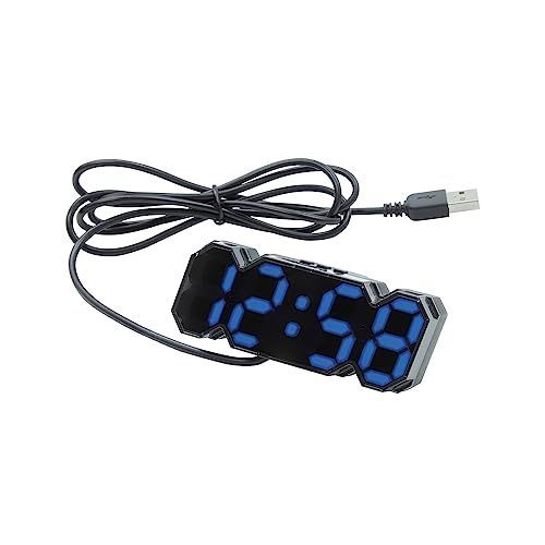 槌屋ヤック 車内用品 時計 3D デジタル クロック PF-396