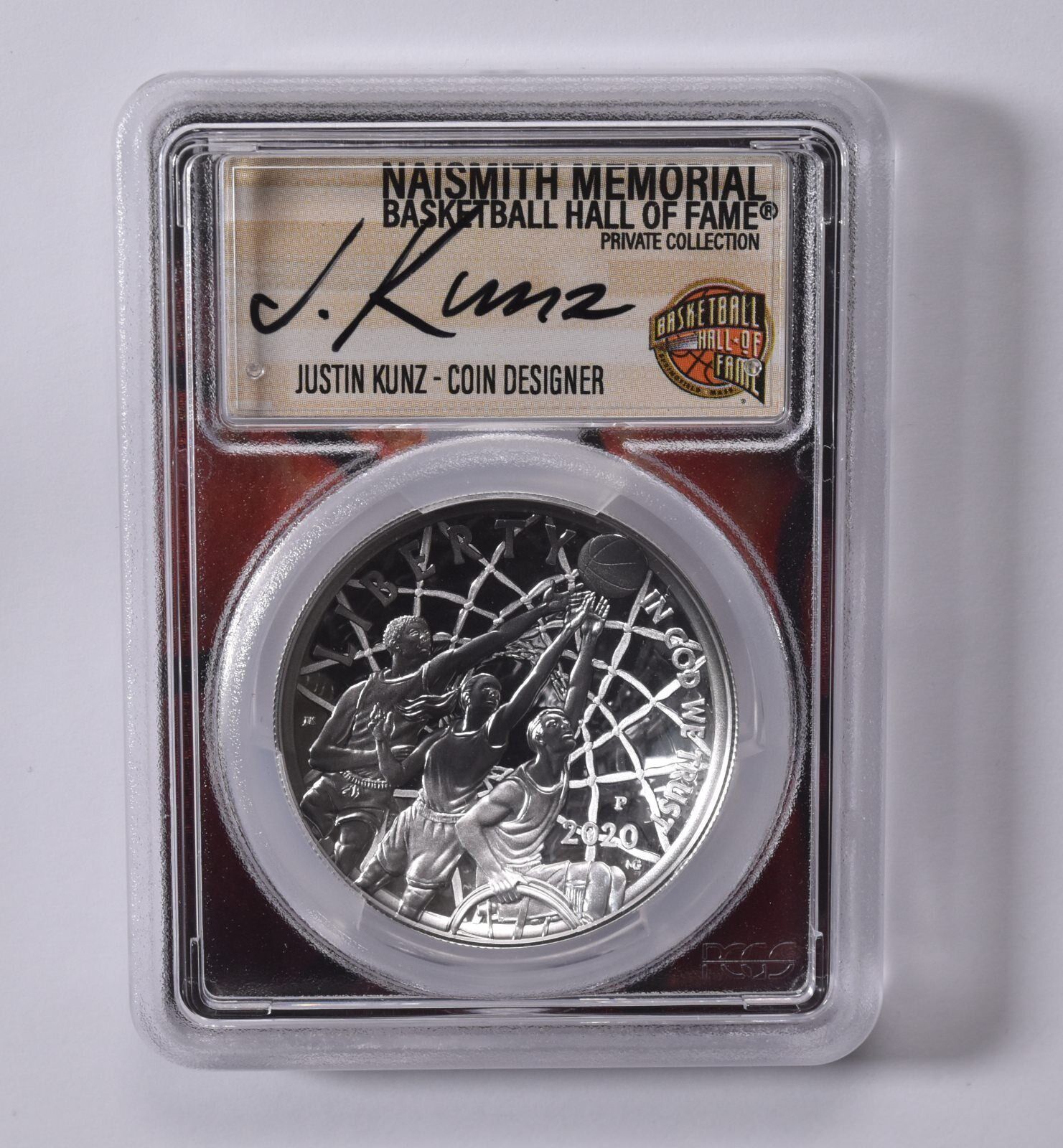 PR69 2020-P JTIN KUNZ バスケットボール HOF 記念ドル PCGS 楽天市場】2020 P $1 バスケットボール